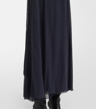 Chloe Gathered silk georgette maxi dress