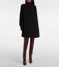 Chloe Gathered silk midi dress