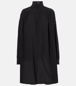 Chloe Gathered silk midi dress