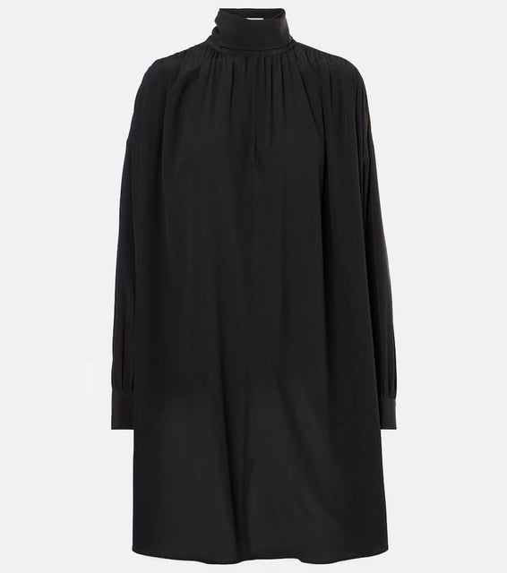 Chloe Gathered silk midi dress