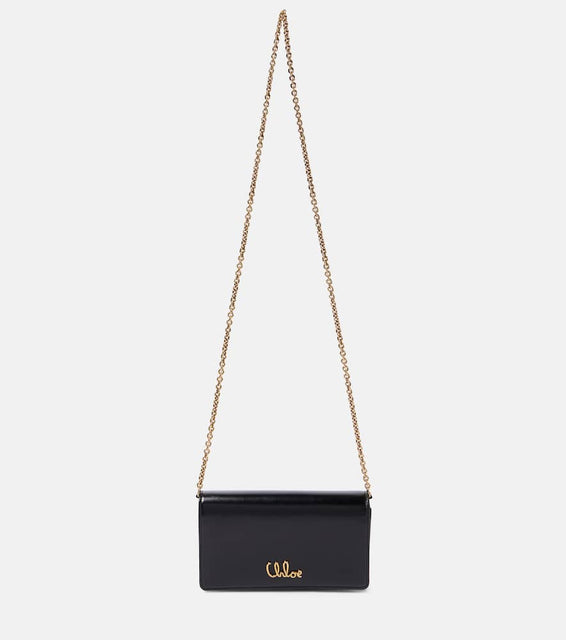 Chloe Iconic Mini leather crossbody bag. Shop Chloe Crossbody Bags for women now.
