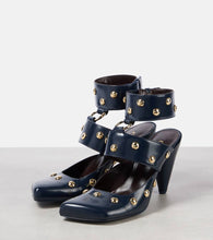Chloe Jade studded leather pumps