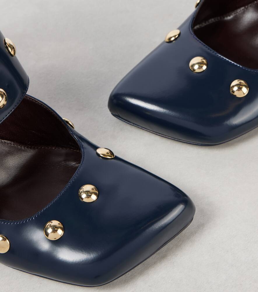 Chloe Jade studded leather pumps