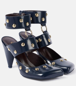 Chloe Jade studded leather pumps