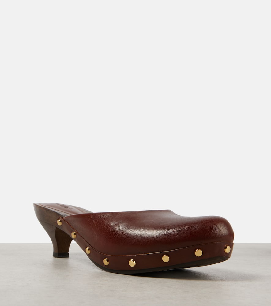 Chloe Judith studded leather clogs