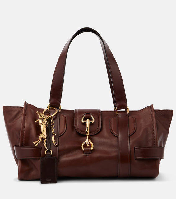 Chloe Kerala 25 Large leather tote bag. Shop Chloe Shoulder Bags for women now.