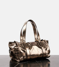 Chloe Kerala 25 Large metallic leather tote bag