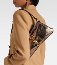 Chloe Kerala 25 Small metallic leather shoulder bag