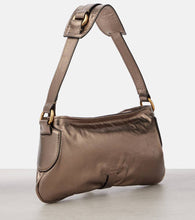 Chloe Kerala 25 Small metallic leather shoulder bag