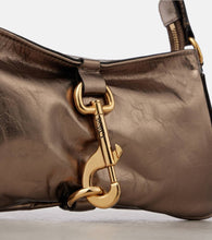 Chloe Kerala 25 Small metallic leather shoulder bag