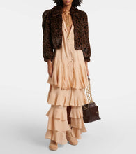 Chloe Kick suede-trimmed leather high-top sneakers