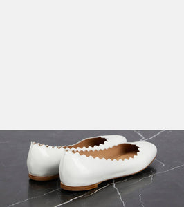 Chloe Lauren leather ballet flats