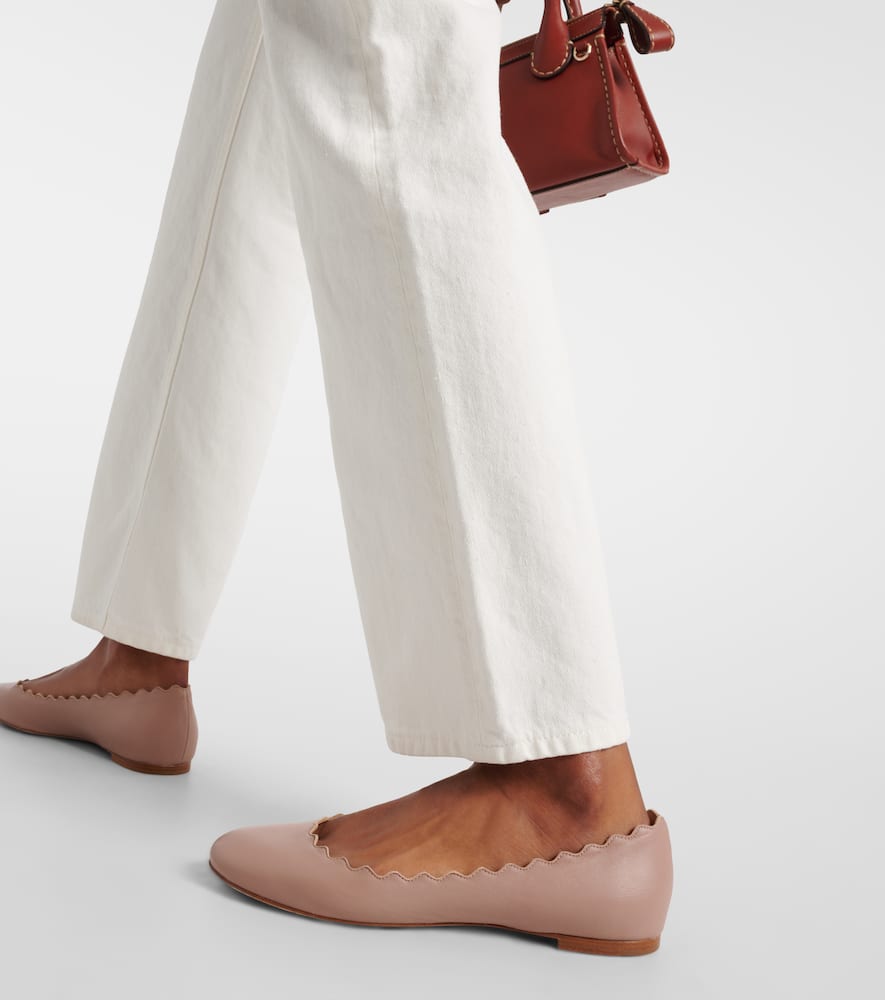 Chloe Lauren leather ballet flats