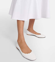 Chloe Lauren leather ballet flats