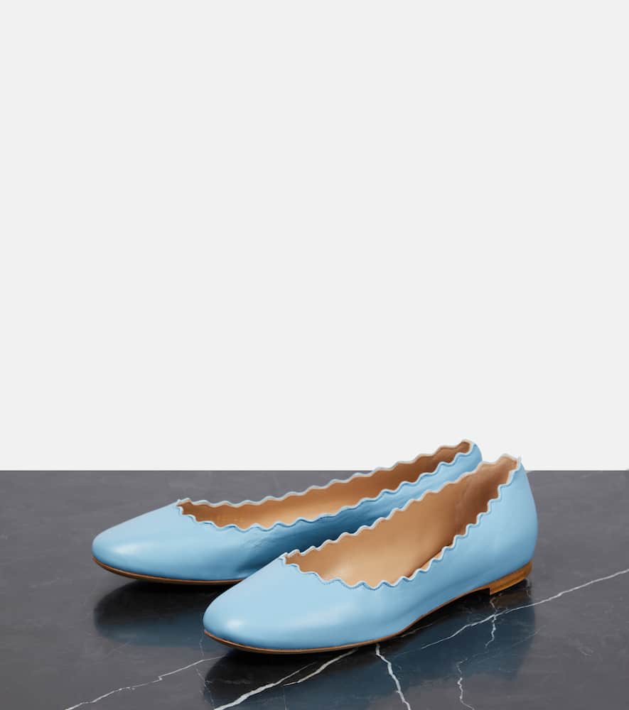 Chloe Lauren leather ballet flats