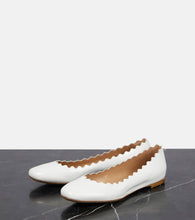 Chloe Lauren leather ballet flats