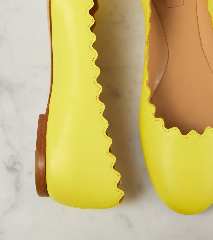 Chloe Lauren leather ballet flats