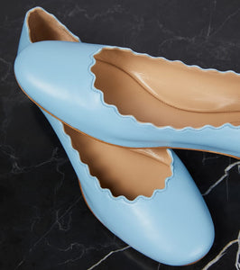 Chloe Lauren leather ballet flats