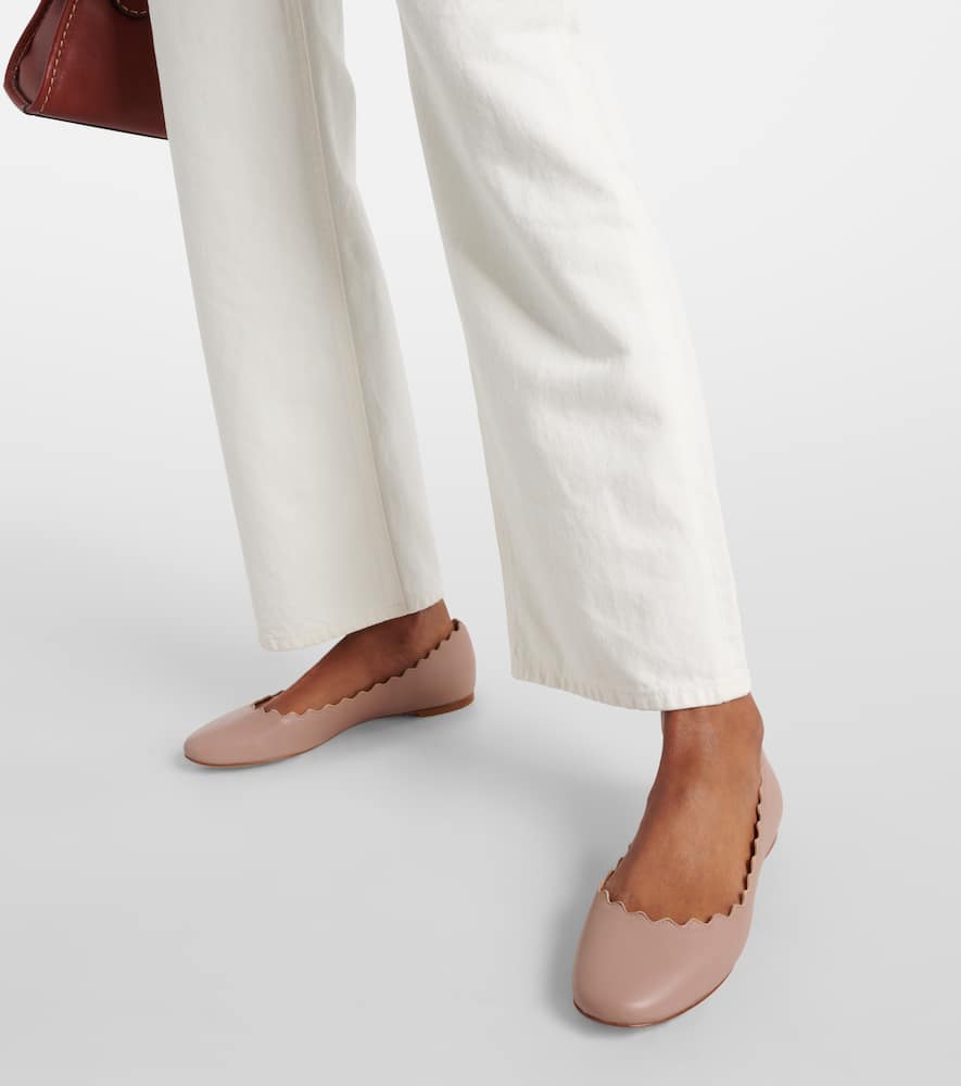 Chloe Lauren leather ballet flats