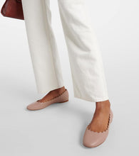 Chloe Lauren leather ballet flats