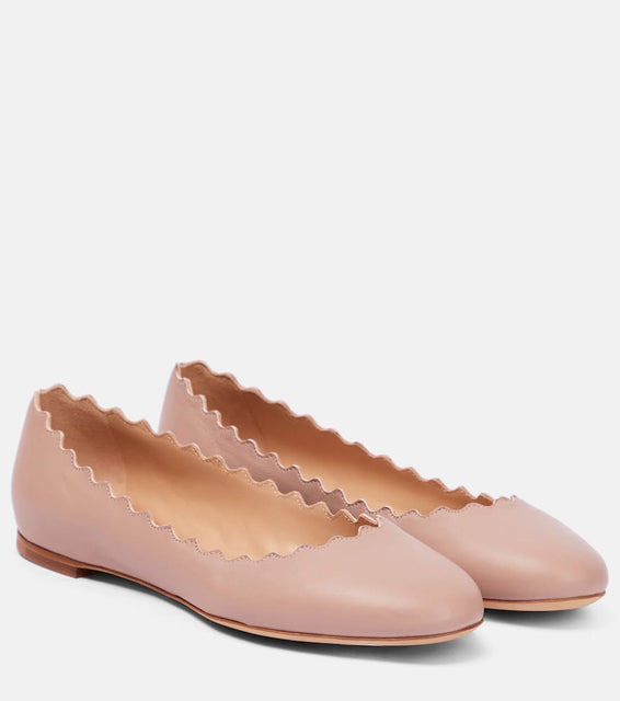 Chloe Lauren leather ballet flats