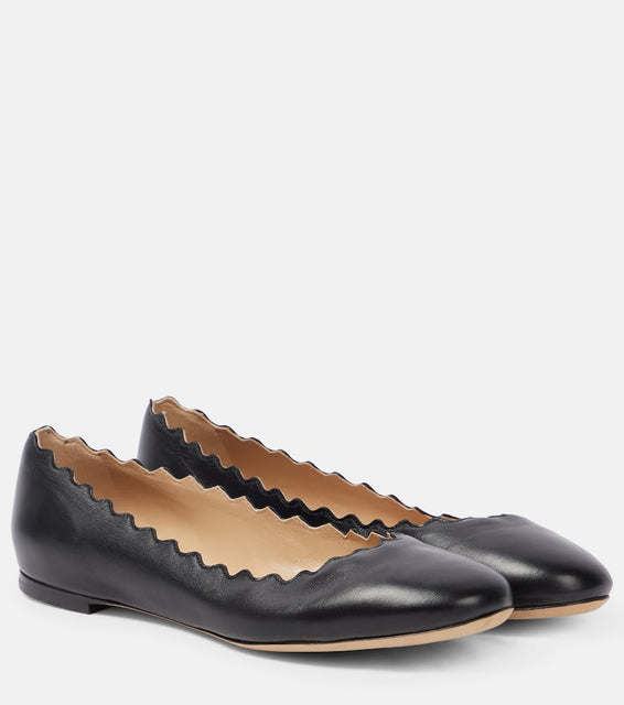Chloe Lauren leather ballet flats