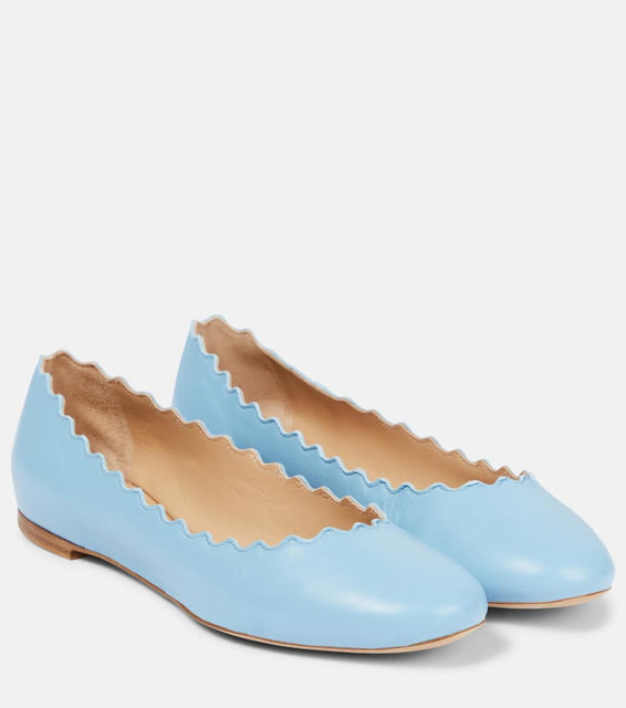 Chloe Lauren leather ballet flats