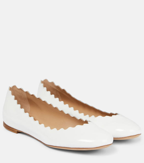 Chloe Lauren leather ballet flats