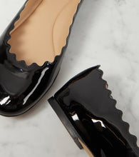 Chloe Lauren patent leather ballet flats