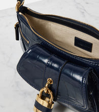 Chloe Le 99 Small croc-effect leather shoulder bag