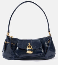 Chloe Le 99 Small croc-effect leather shoulder bag. Shop Chloe Shoulder Bags for women now.