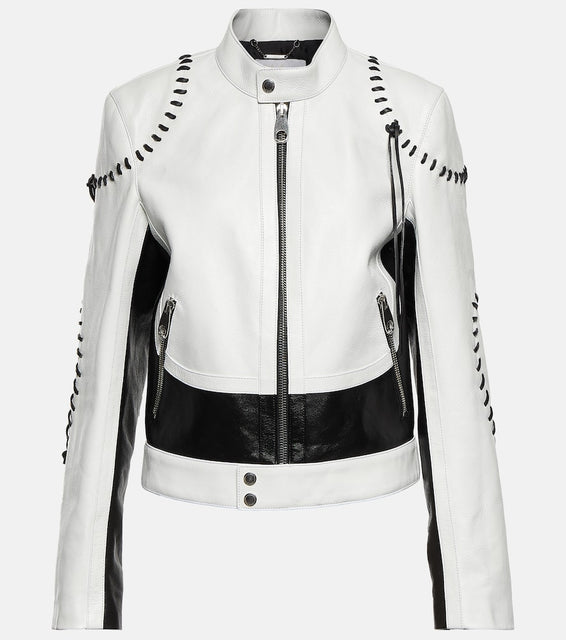 Chloe Leather biker jacket