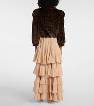 Chloe Leopard-print cropped faux fur jacket