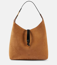 Chloe Marcie Small suede shoulder bag. Shop Chloe Shoulder Bags for women now.