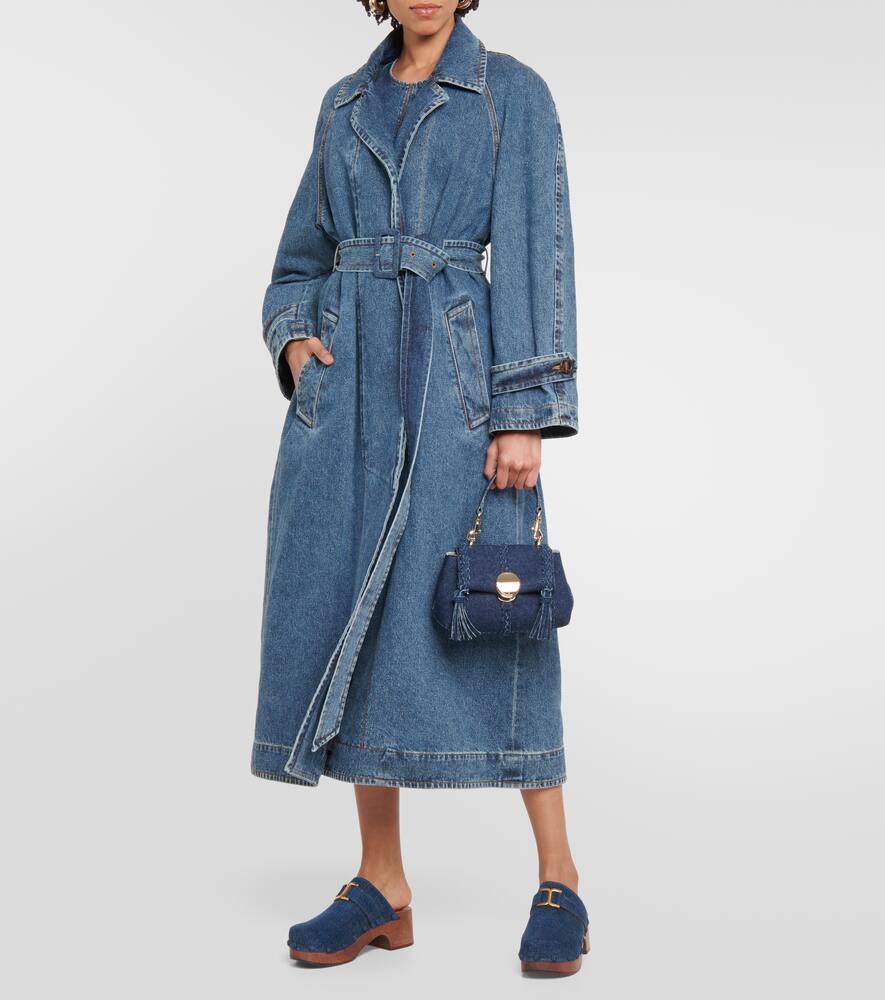 Chloe Marcie denim clogs