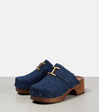 Chloe Marcie denim clogs