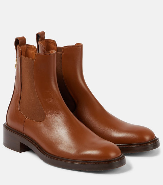 Chloe Marcie leather Chelsea boots
