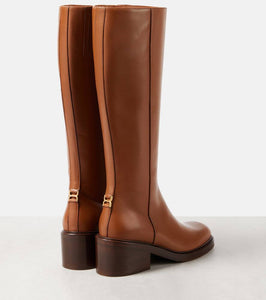 Chloe Marcie leather knee-high boots