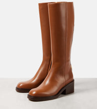 Chloe Marcie leather knee-high boots