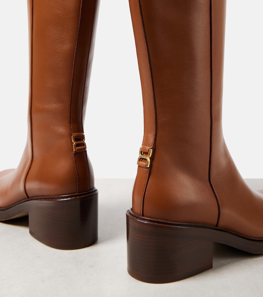 Chloe Marcie leather knee-high boots