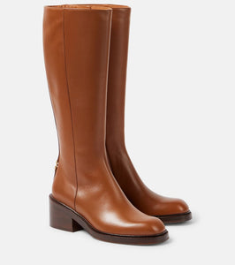 Chloe Marcie leather knee-high boots