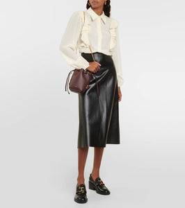 Chloe Marcie leather loafer pumps