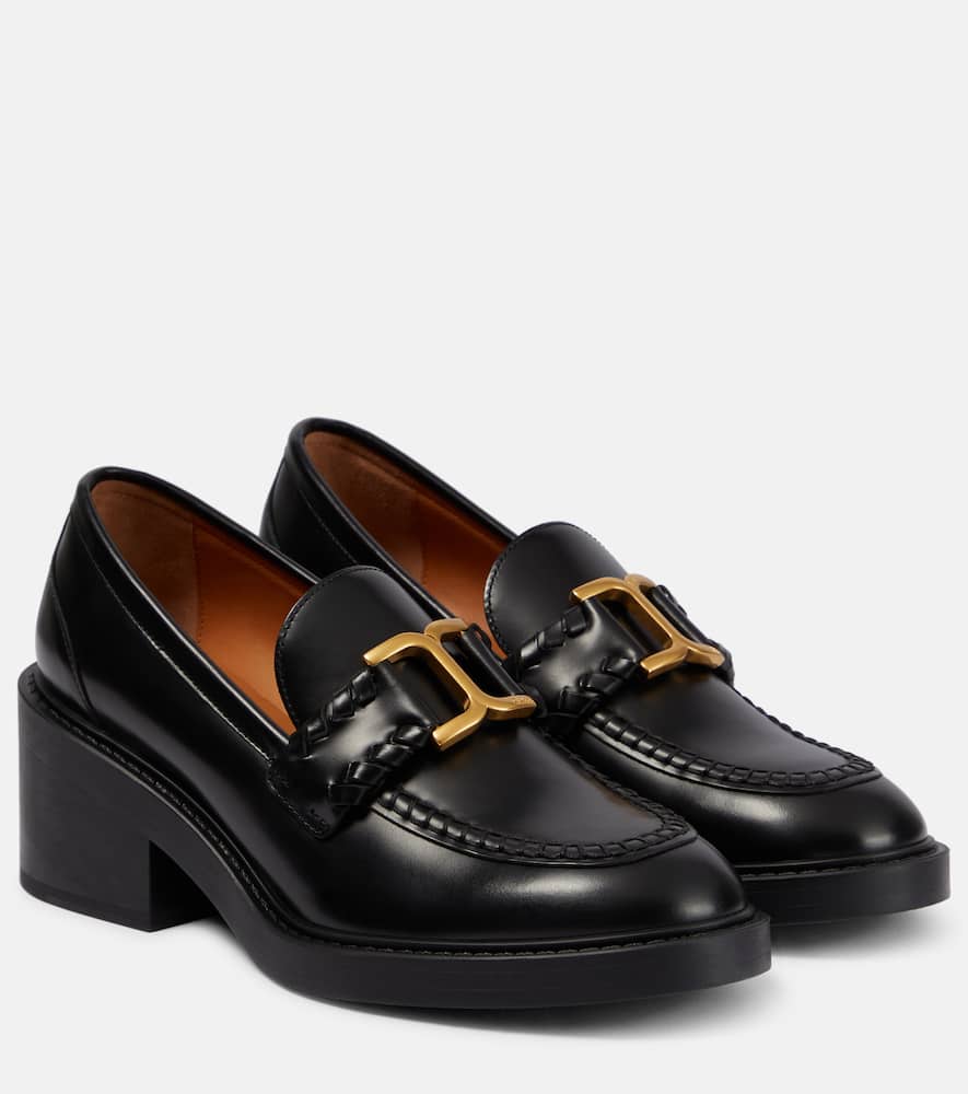 Chloe Marcie leather loafer pumps