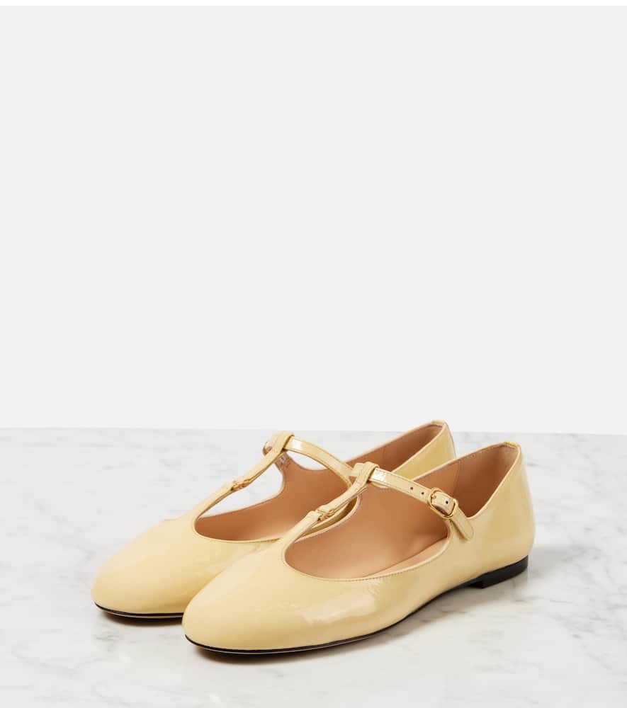 Chloe Marcie patent leather Mary Jane flats