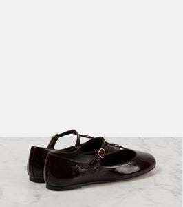 Chloe Marcie patent leather ballet flats