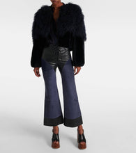 Chloe Maxime leather wedge sandals