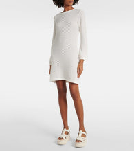 Chloe Nama 80 leather wedge sandals