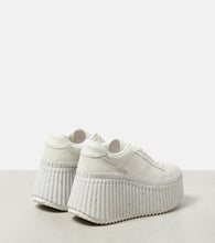 Chloe Nama leather platform sneakers