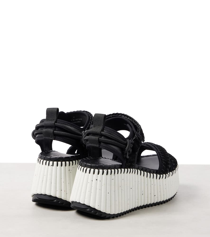 Chloe Nama suede platform sandals