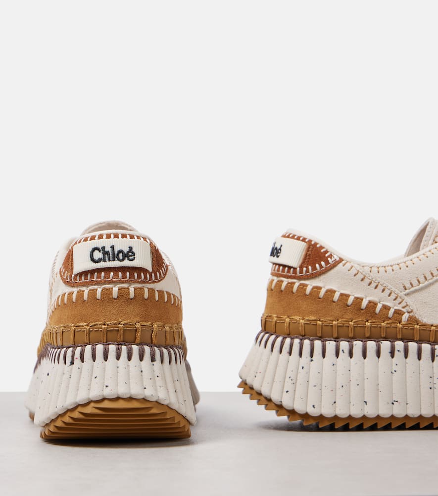 Chloe Nama suede sneakers